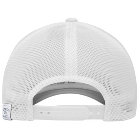#18 Woven Emblem Flexfit® Mesh Snapback Cap
